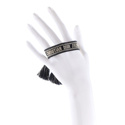 Christian Dior Woven Cotton J'Adior Friendship Bracelet Navy 2 of 4
