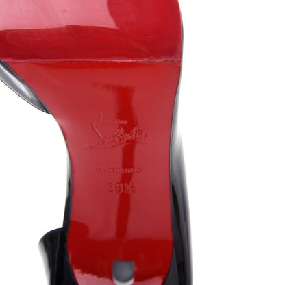Christian Louboutin Patent Iriza 100 Pumps 38.5 Black 9 of 11