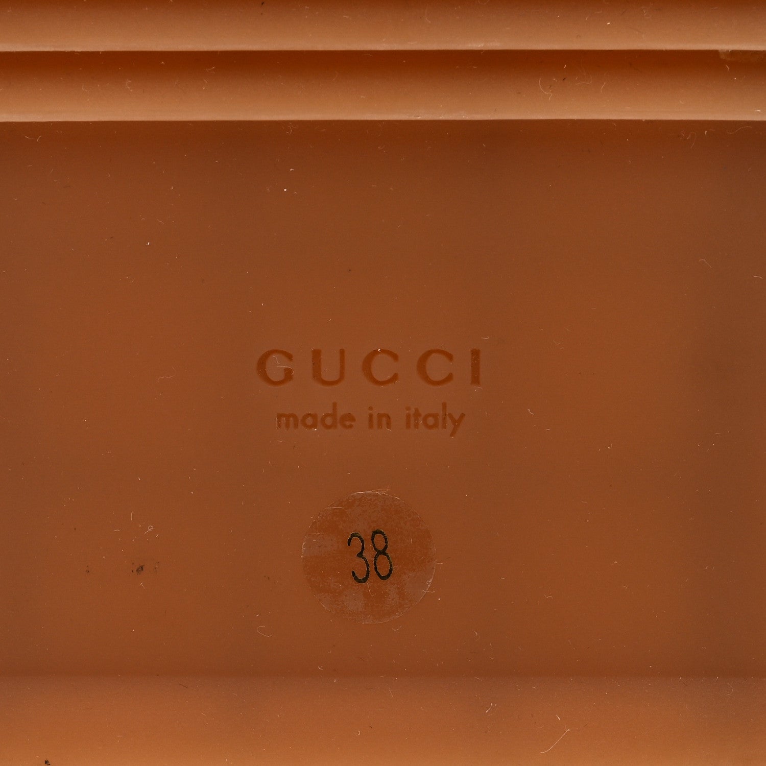 Gucci Canvas GG Monogram Angelina Platform Slide Sandals 38 Beige Ruggine 38 Beige Ruggine 7 of 8
