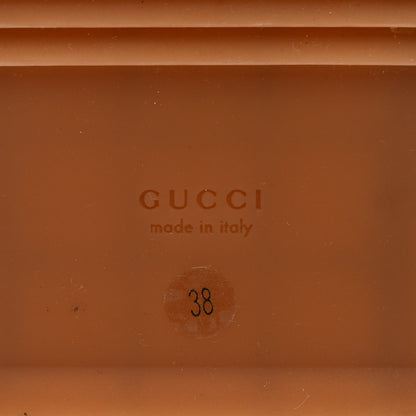 Gucci Canvas GG Monogram Angelina Platform Slide Sandals 38 Beige Ruggine 38 Beige Ruggine 7 of 8