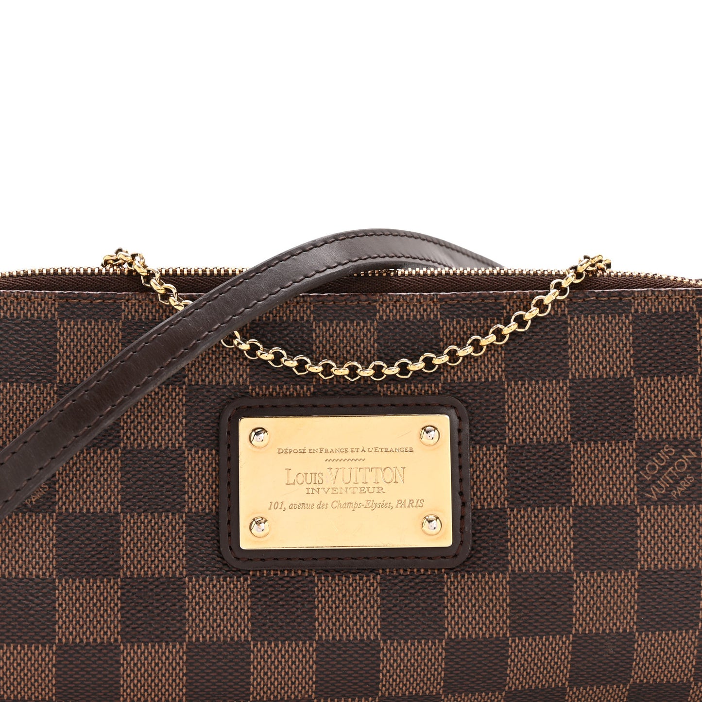 Damier Ebene Eva Clutch