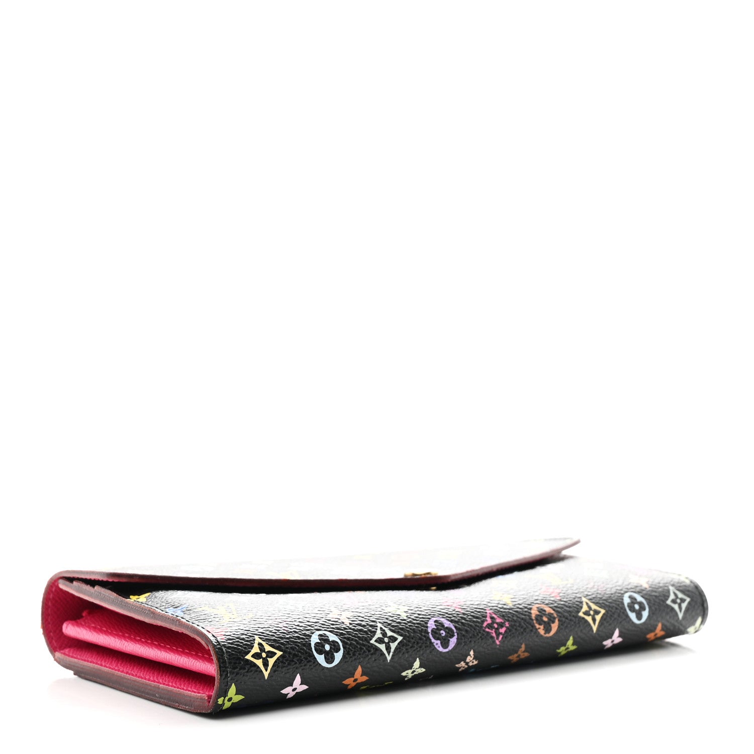 Louis Vuitton Monogram Multicolor Sarah Wallet NM Black Grenade 4 of 7
