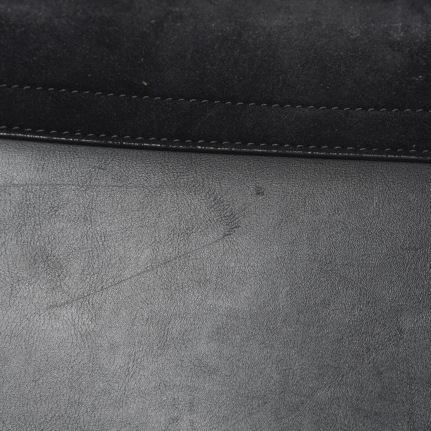 Chloe Suede Calfskin Medium Faye Shoulder Bag Black 16 of 20