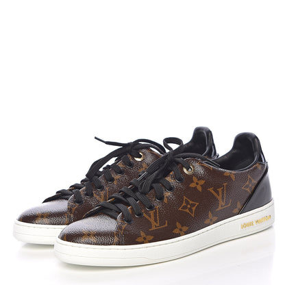 Louis Vuitton Patent Monogram Frontrow Sneakers 38 3 of 11