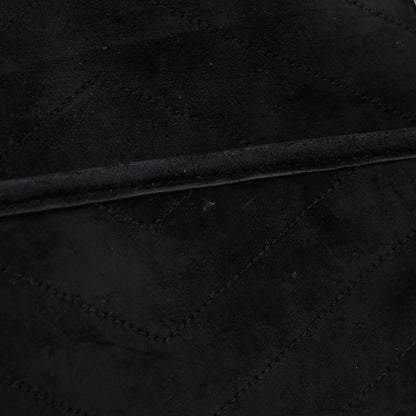 Saint Laurent Suede Monogram Medium Niki Chain Satchel Black 13 of 27