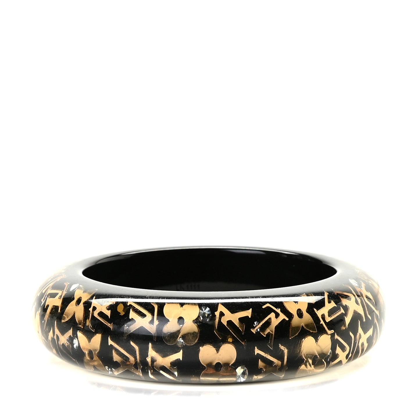 Resin Swarovski Medium Inclusion Bracelet GM Black