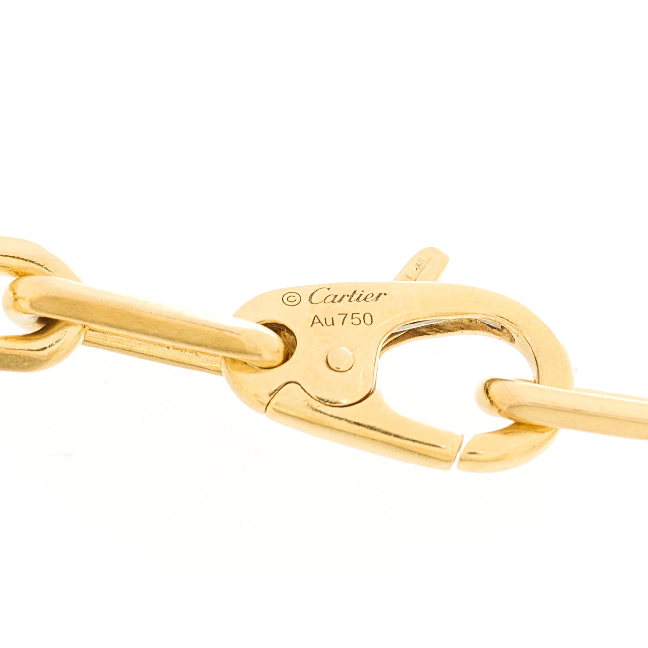 Cartier 18K Yellow Gold Santos de Cartier Link Chain Bracelet 5 of 5