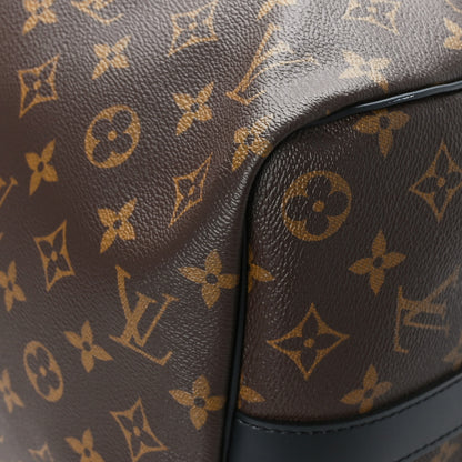 Louis Vuitton Monogram Macassar Keepall Bandouliere 45 7 of 9