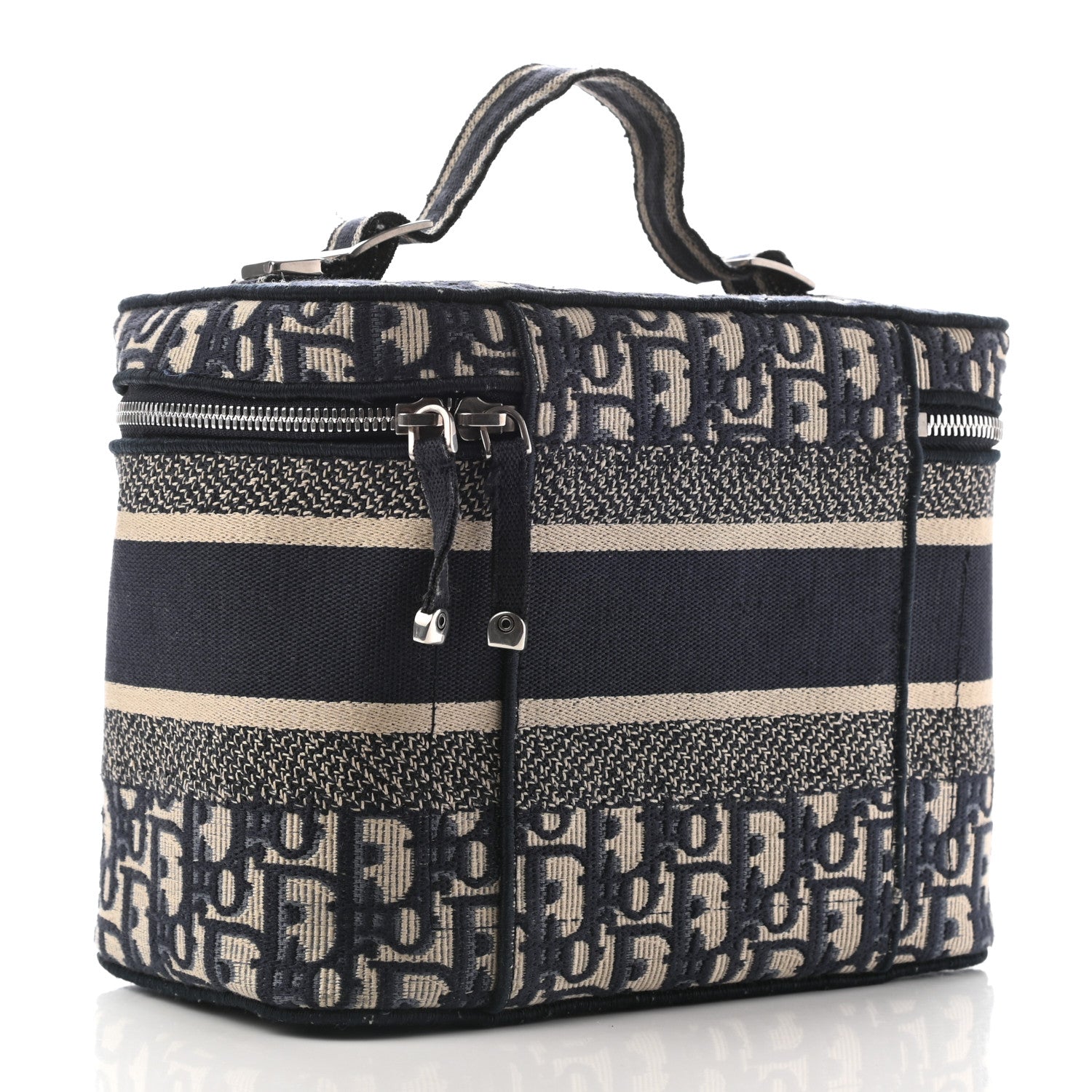 Christian Dior Oblique Diortravel Vanity Case Blue 3 of 6