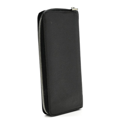 Louis Vuitton Taiga Vertical Zippy Wallet Black 3 of 9