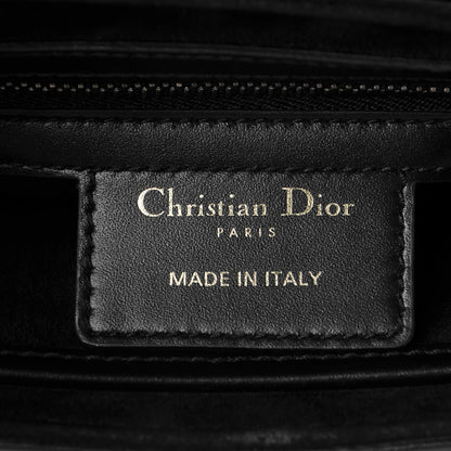 Christian Dior Calfskin Mini D Fence Saddle Bag Black 7 of 7