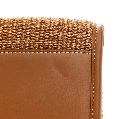 Burberry Raffia Calfskin Medium Freya Tote Natural 10 of 13