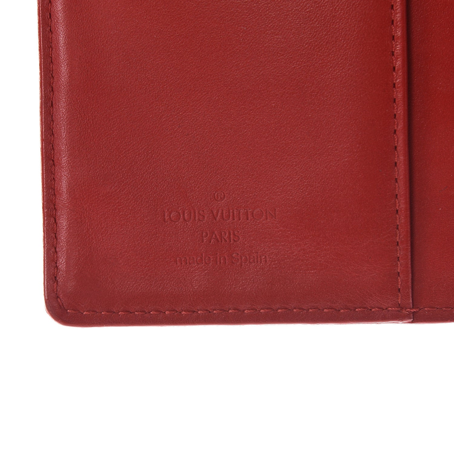 Louis Vuitton Vernis Small Ring Agenda Cover Red 6 of 14