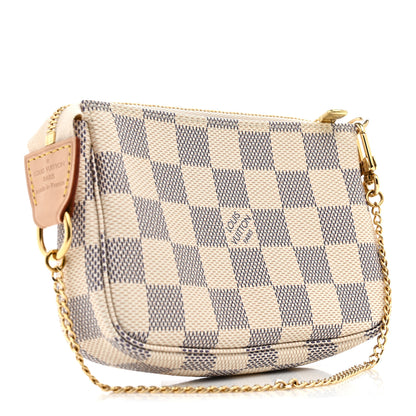 Louis Vuitton Damier Azur Mini Pochette Accessories 3 of 7