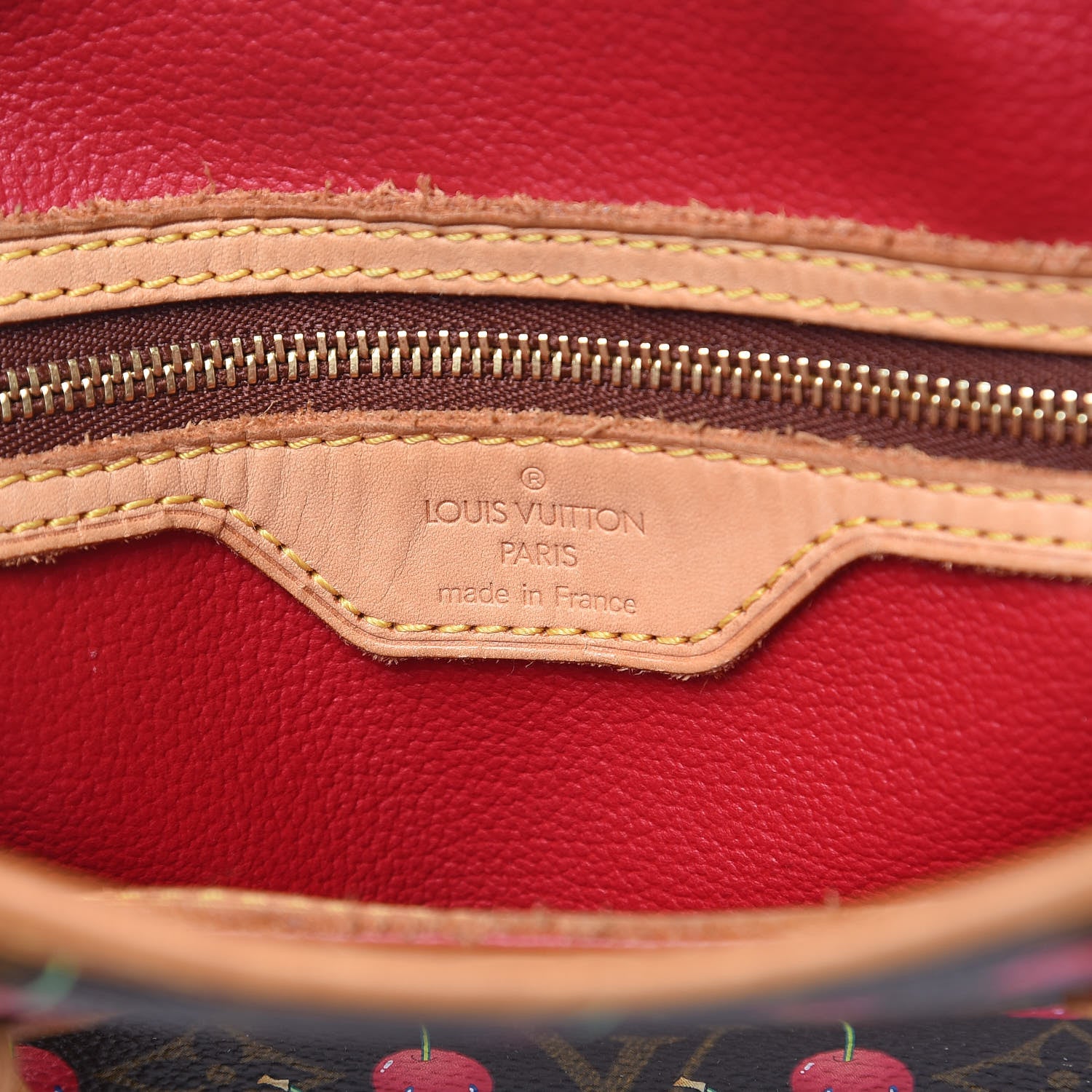 Louis Vuitton Monogram Cerises Bucket Bag 7 of 16
