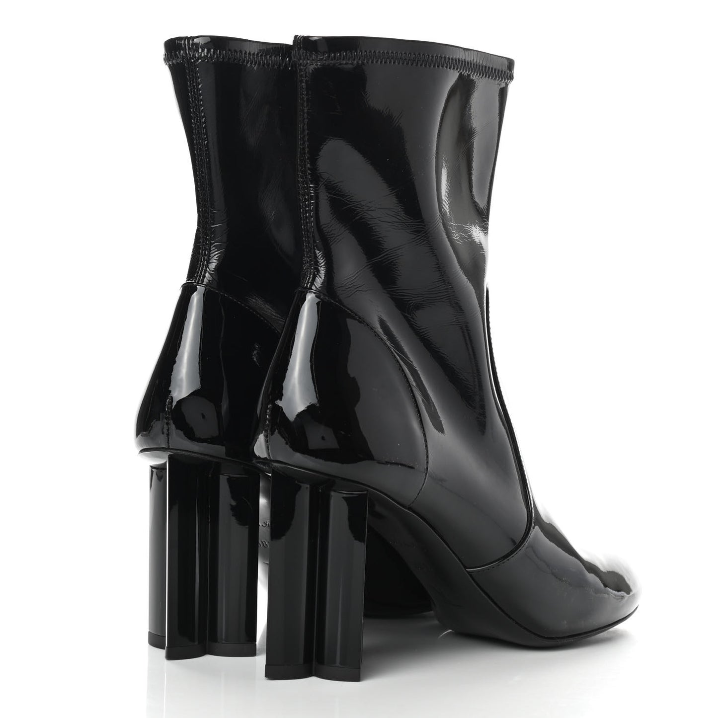 Patent Uniformes Silhouette Ankle Boots 38.5 Black
