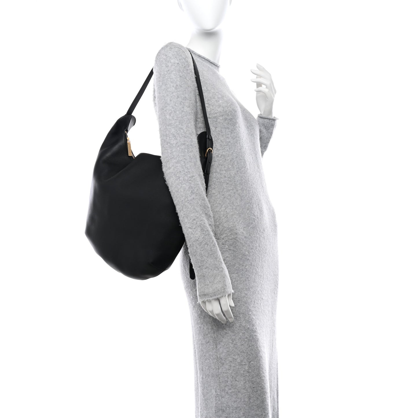 Calfskin N/S Allie Bag Black