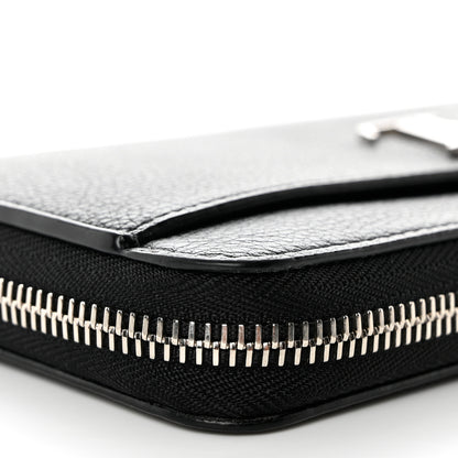 Louis Vuitton Calfskin Zippy Lockme Wallet Black 7 of 8