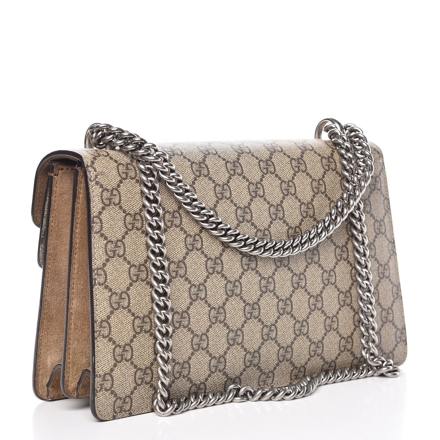GG Supreme Monogram Small Dionysus Shoulder Bag Taupe