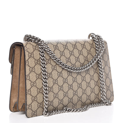Gucci GG Supreme Monogram Small Dionysus Shoulder Bag Taupe 3 of 12