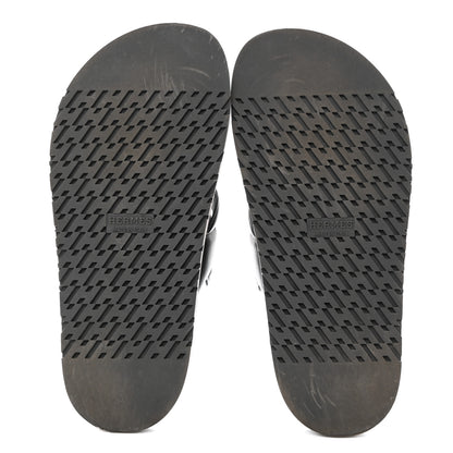 Hermes Nappa Extra Sandals 35 Black 5 of 9