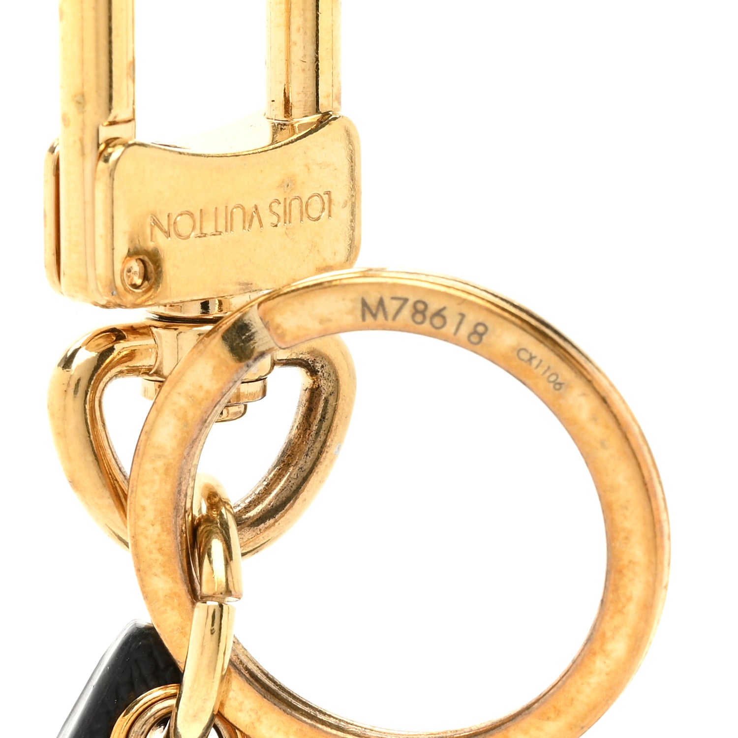 Louis Vuitton Petite Malle Bag Charm Key Holder Brown 4 of 4