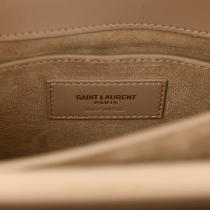 Saint Laurent Calfskin Medium Monogram Dark Beige 5 of 9