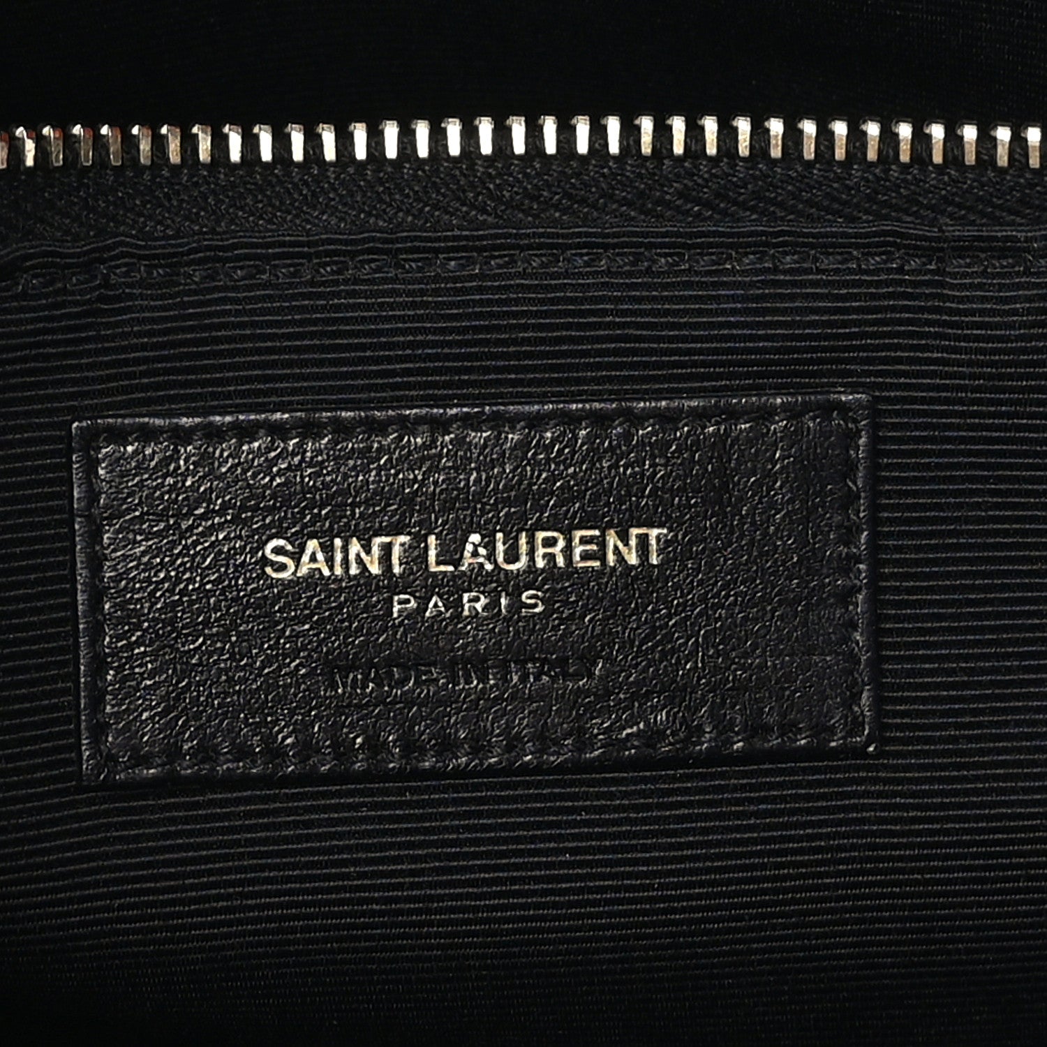 Saint Laurent Grain De Poudre Matelasse Chevron Monogram Shopping Bag Red 7 of 10