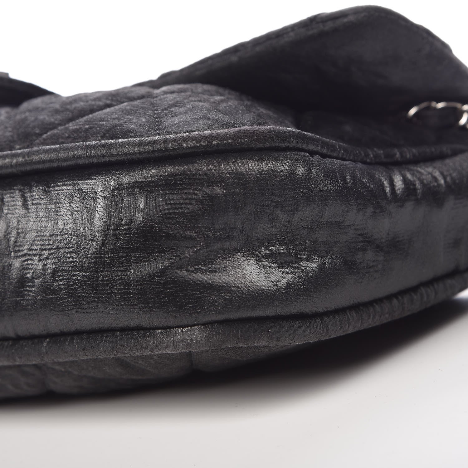 Chanel Coated Canvas Quilted Le Marais Flap Black 11 of 12
