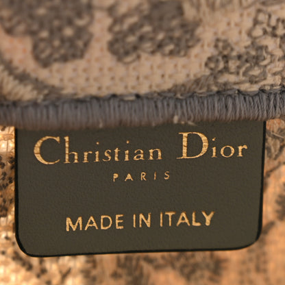 Christian Dior Canvas Embroidered Large Dioriviera Toile De Jouy Book Tote Gray 5 of 11