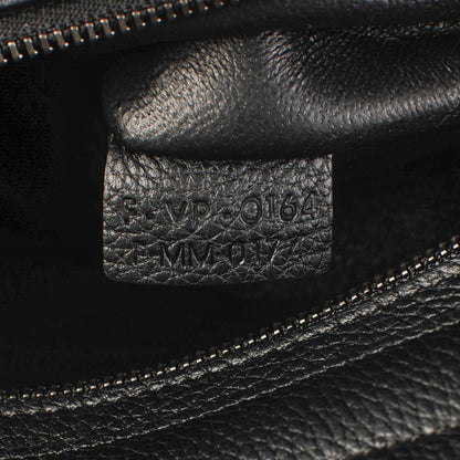 Celine Drummed Calfskin Suede Medium Trapeze Black 7 of 7