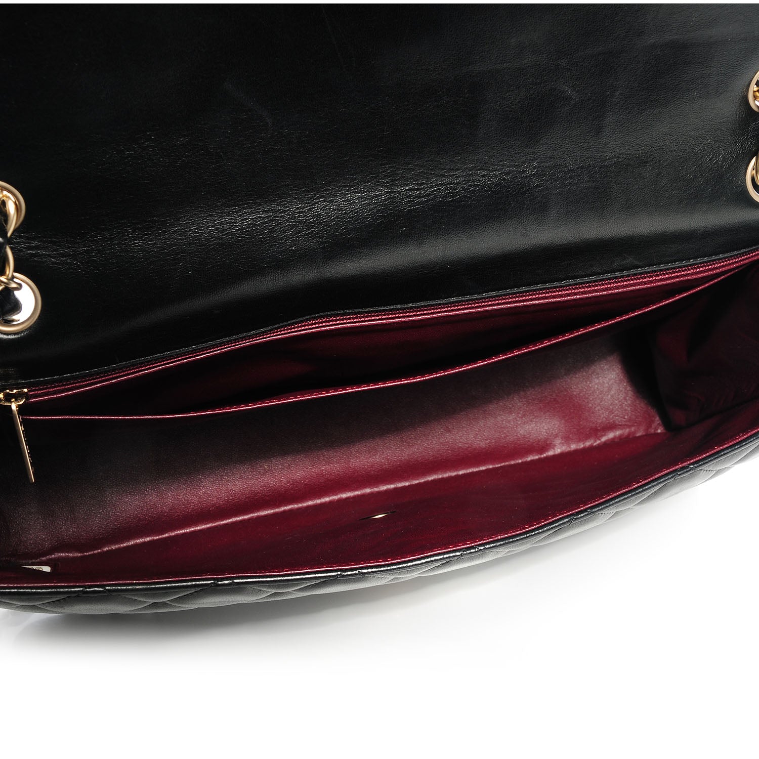 Chanel Lambskin Maxi Single Flap Black 6 of 9