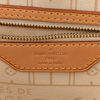 Louis Vuitton Damier Azur Neverfull MM 6 of 11