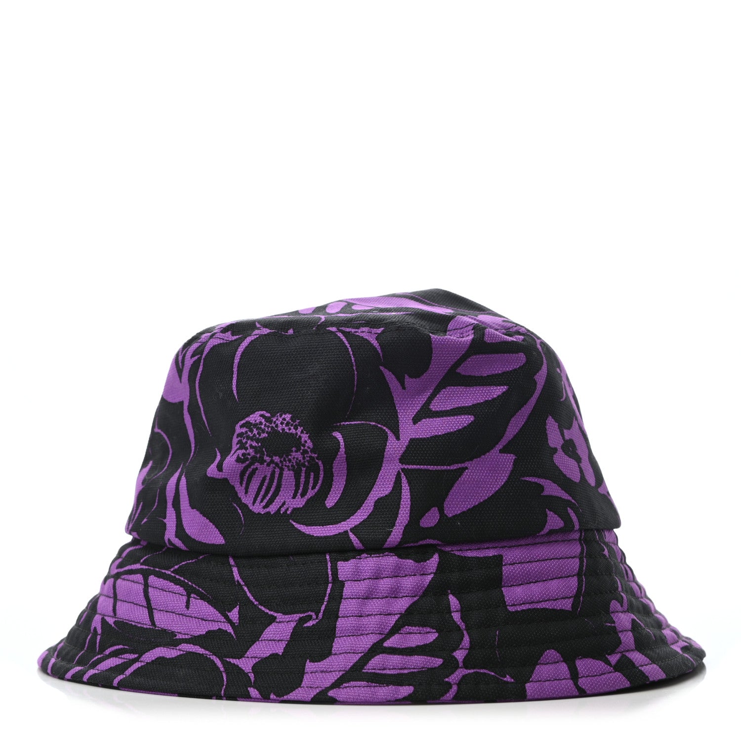 Chanel Canvas CC Cloche Hat S Purple Black 1 of 8