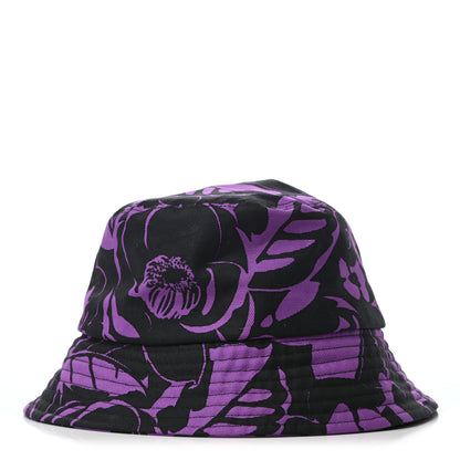 Chanel Canvas CC Cloche Hat S Purple Black 1 of 8