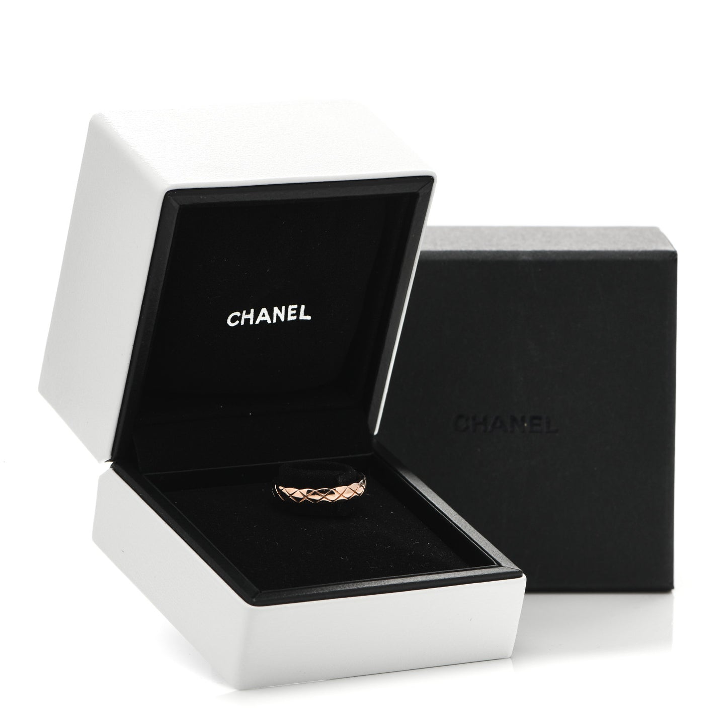 18K Beige Gold Mini Coco Crush Ring 49 4.75