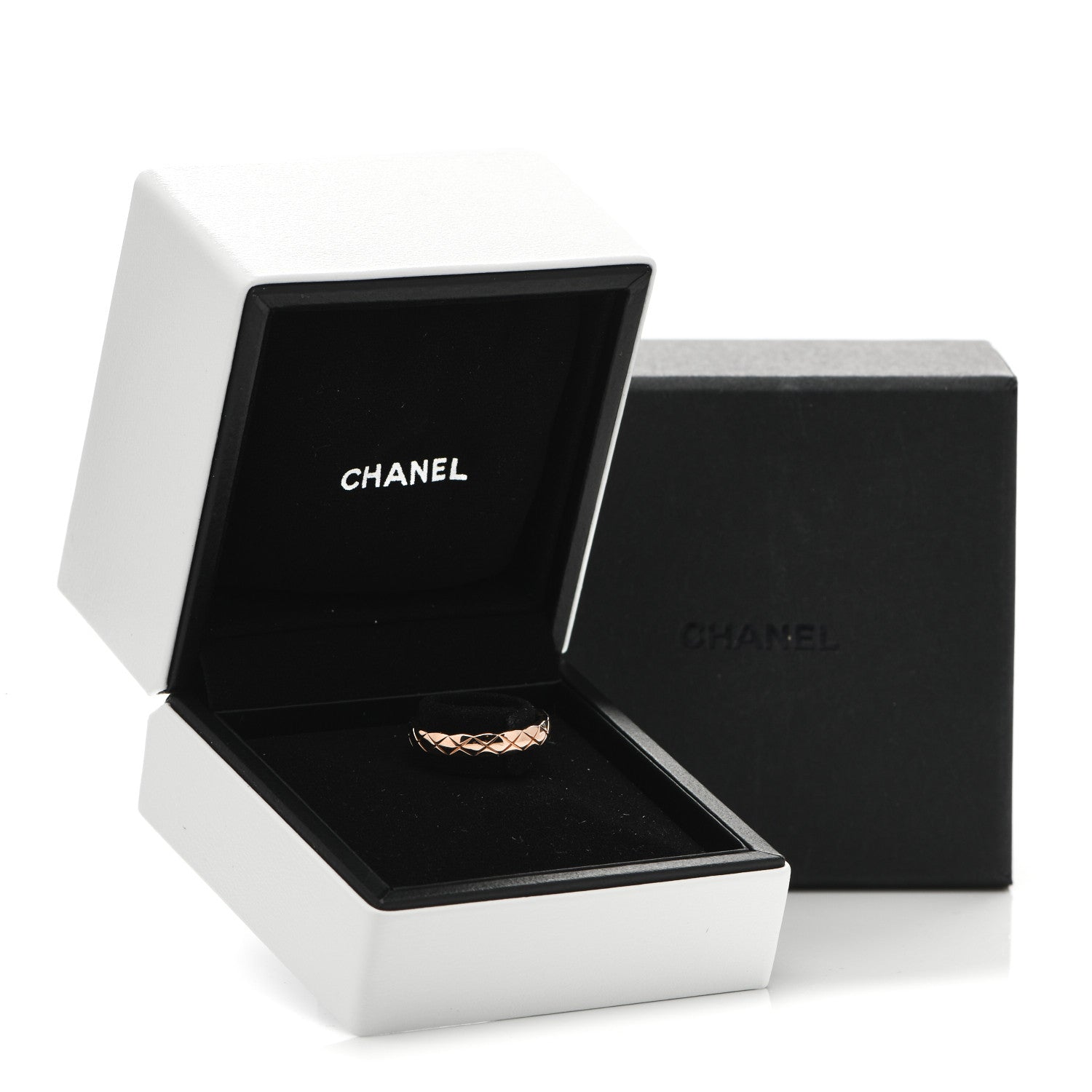 Chanel 18K Beige Gold Mini Coco Crush Ring 49 4.75 6 of 6