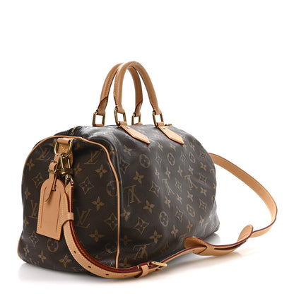 Louis Vuitton Calfskin Monogram Speedy P9 Bandouliere 40 3 of 10