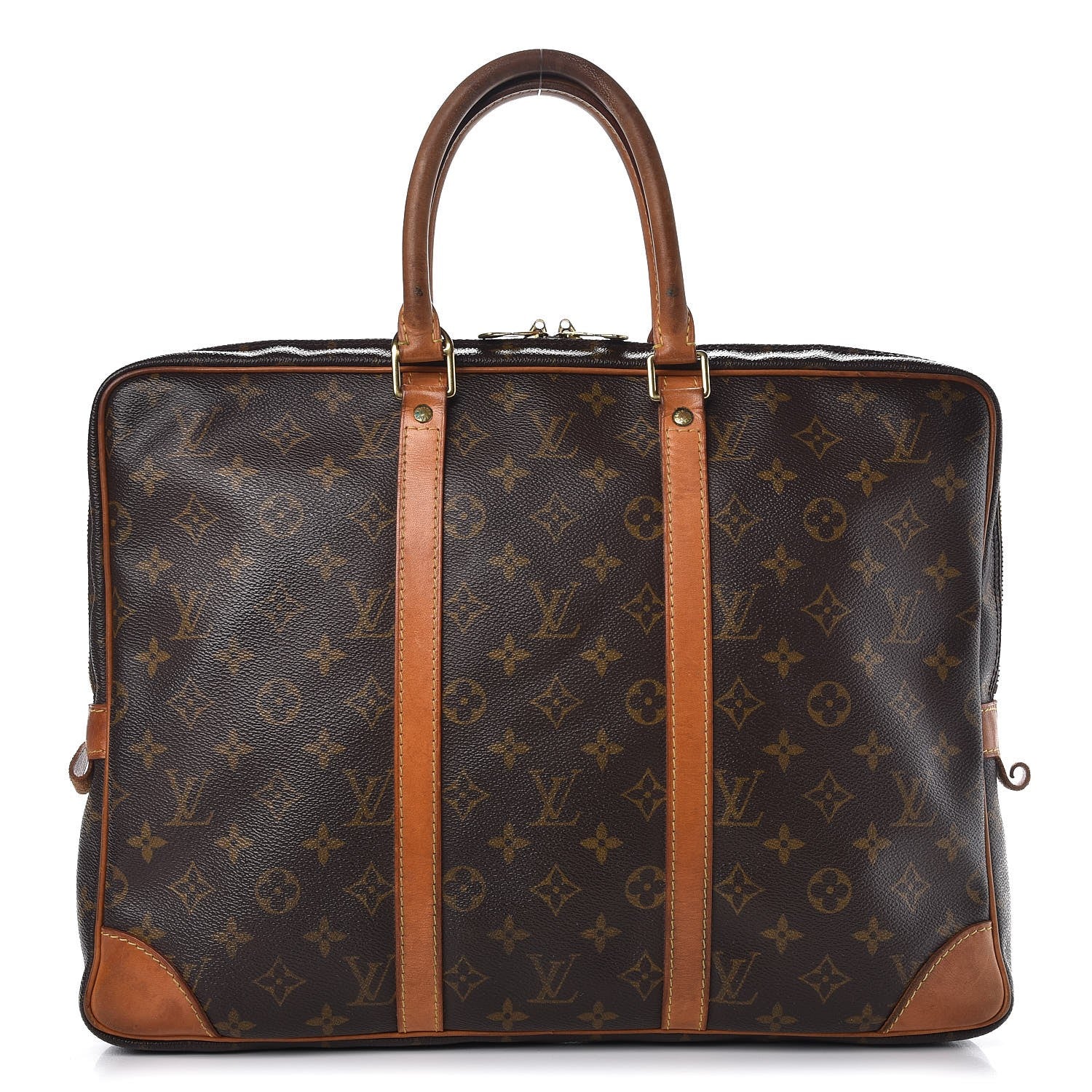 Louis Vuitton Monogram Porte Documents Voyage Soft Briefcase 1 of 16