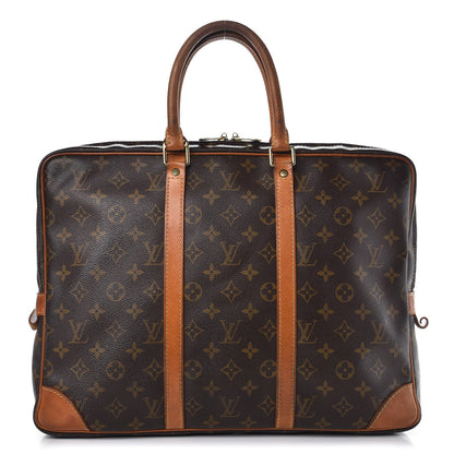 Louis Vuitton Monogram Porte Documents Voyage Soft Briefcase 1 of 16