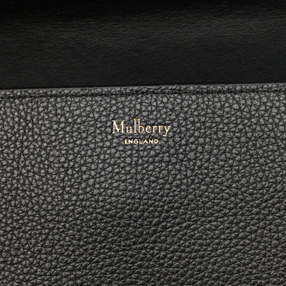 Mulberry Small Classic Grain Calfskin Small Darley Satchel Black 6 of 10