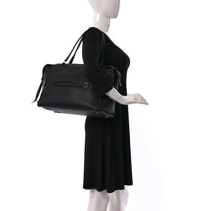 Celine Bullhide Calfskin Small Ring Bag Black 2 of 15
