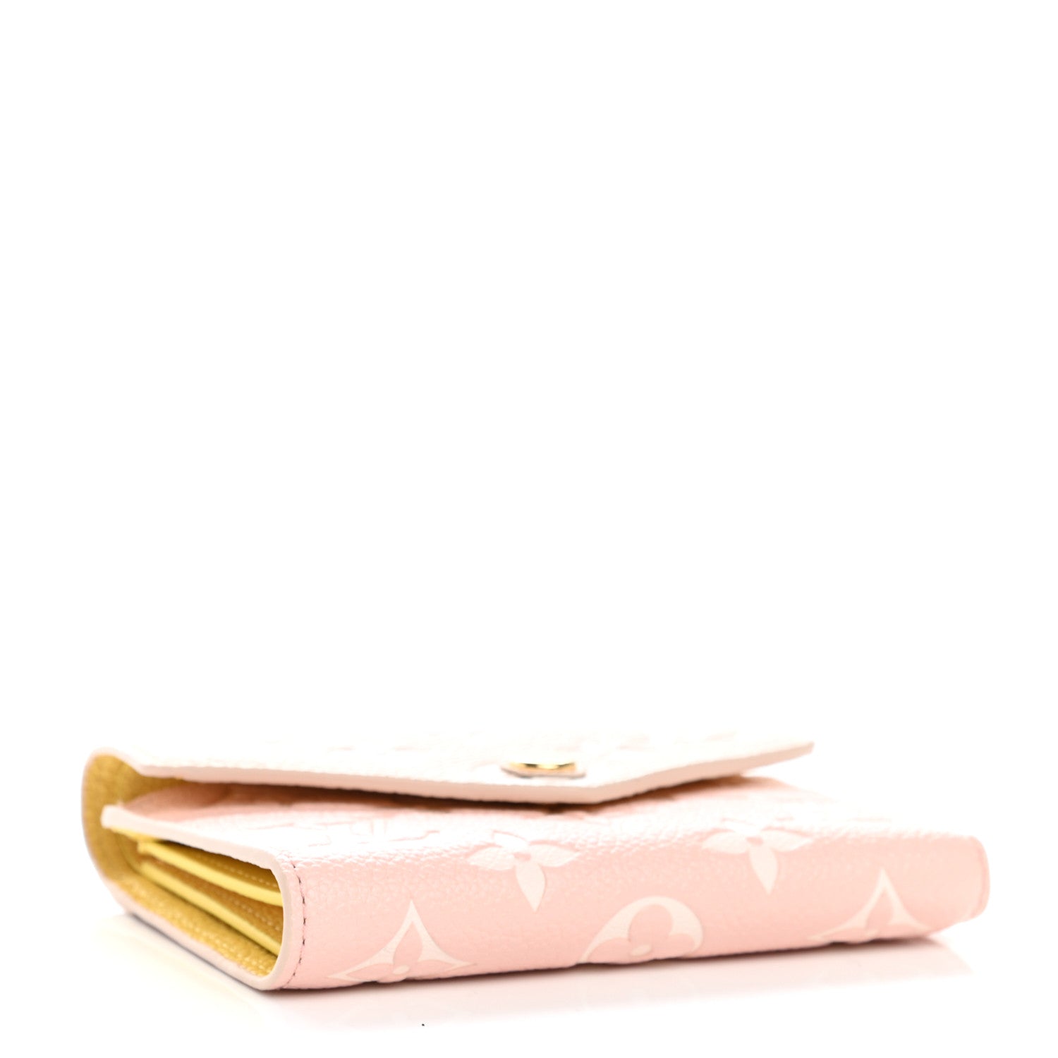 Louis Vuitton Empreinte Monogram Spring In The City Victorine Wallet Pink Beige Yellow 4 of 7