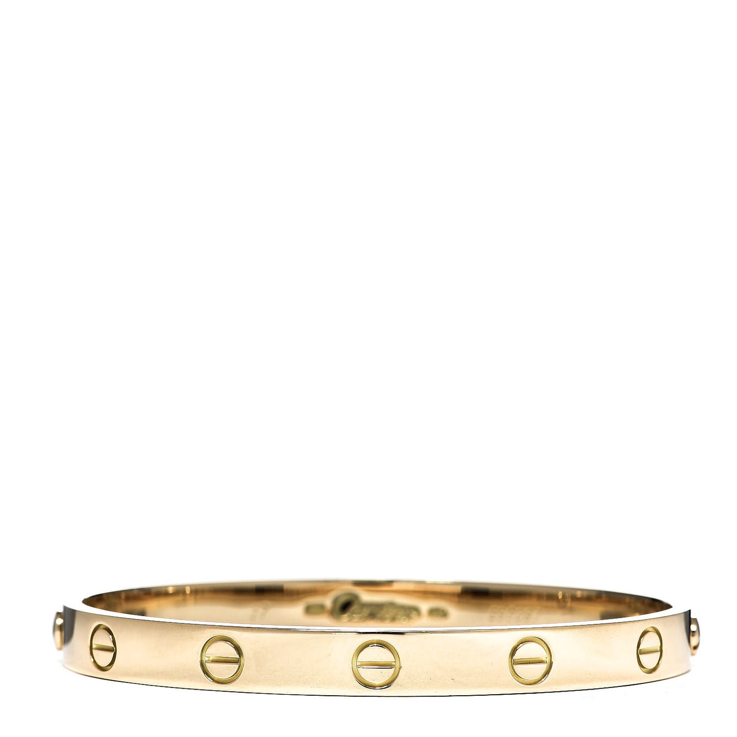 18K Yellow Gold LOVE Bracelet 17