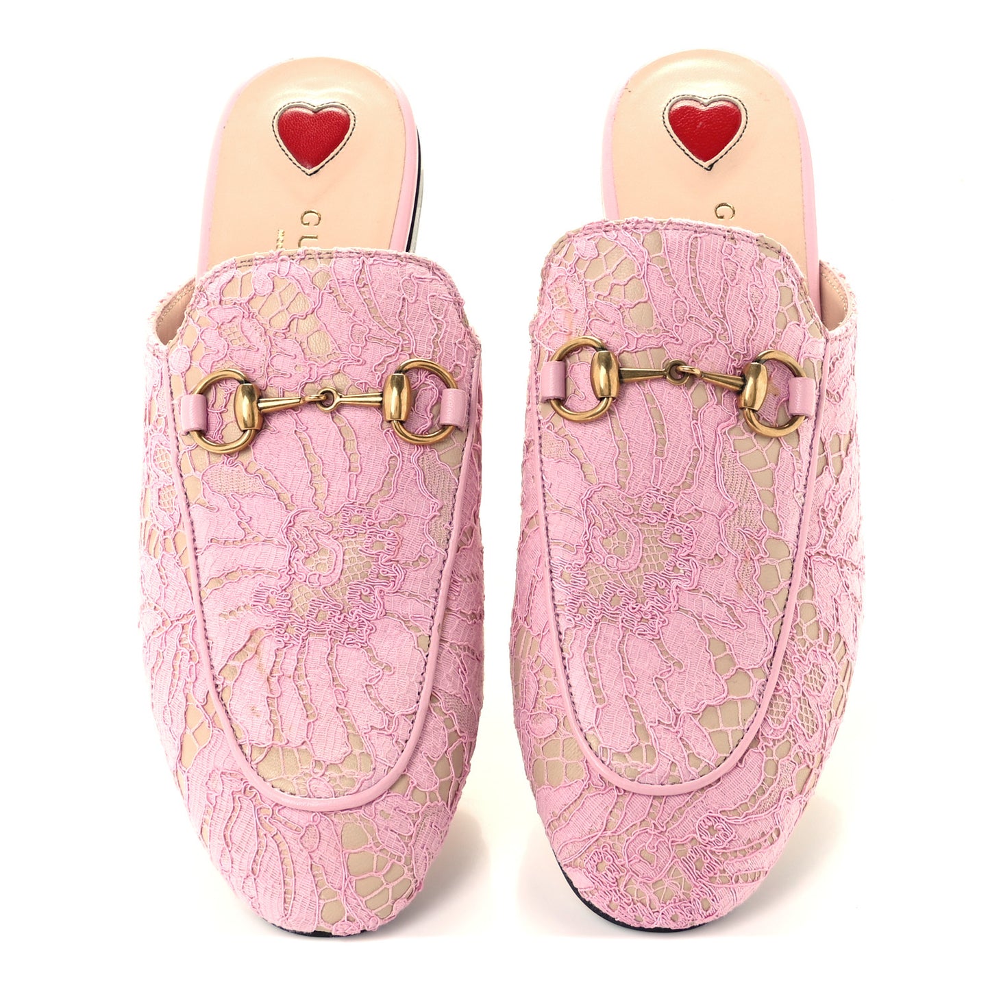 Lace Malaga Kid Womens Princetown Slippers 35 Sugar Pink Skin Rose