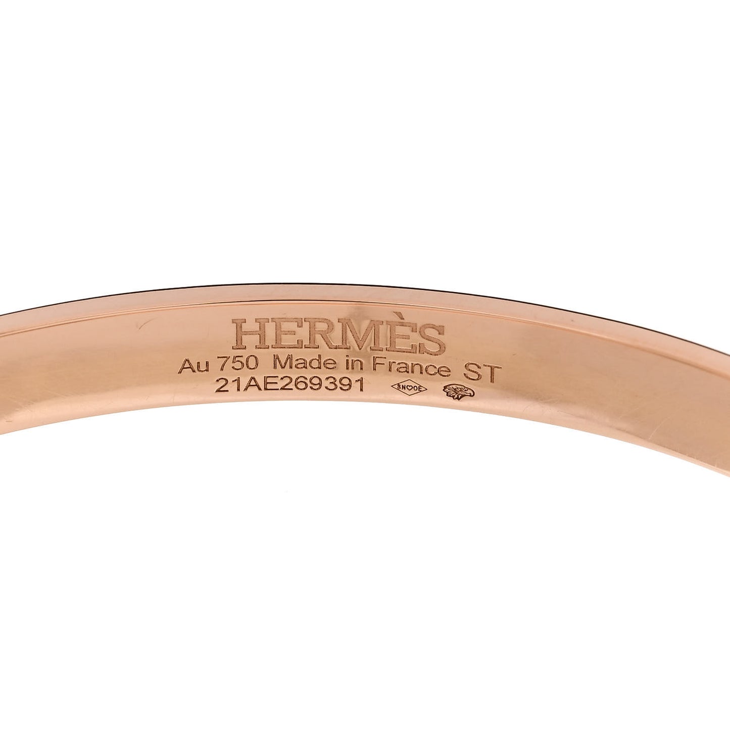 18K Rose Gold Diamond PM Kelly Bracelet ST