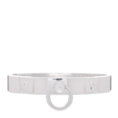 Hermes Sterling Silver PM Collier De Chien Bracelet SH 1 of 4