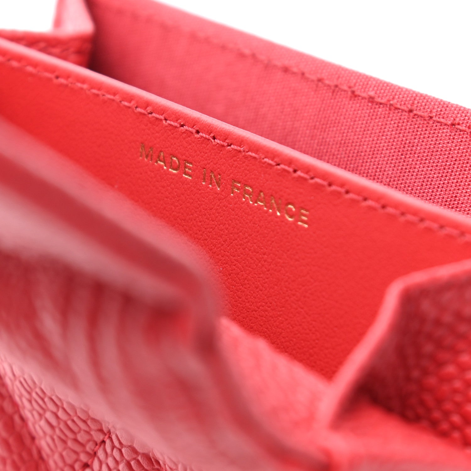 Chanel Caviar Quilted Boy Flap Card Holder Red 7 of 8