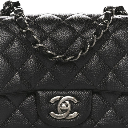 Chanel Caviar Quilted Mini Square Flap Black 8 of 11