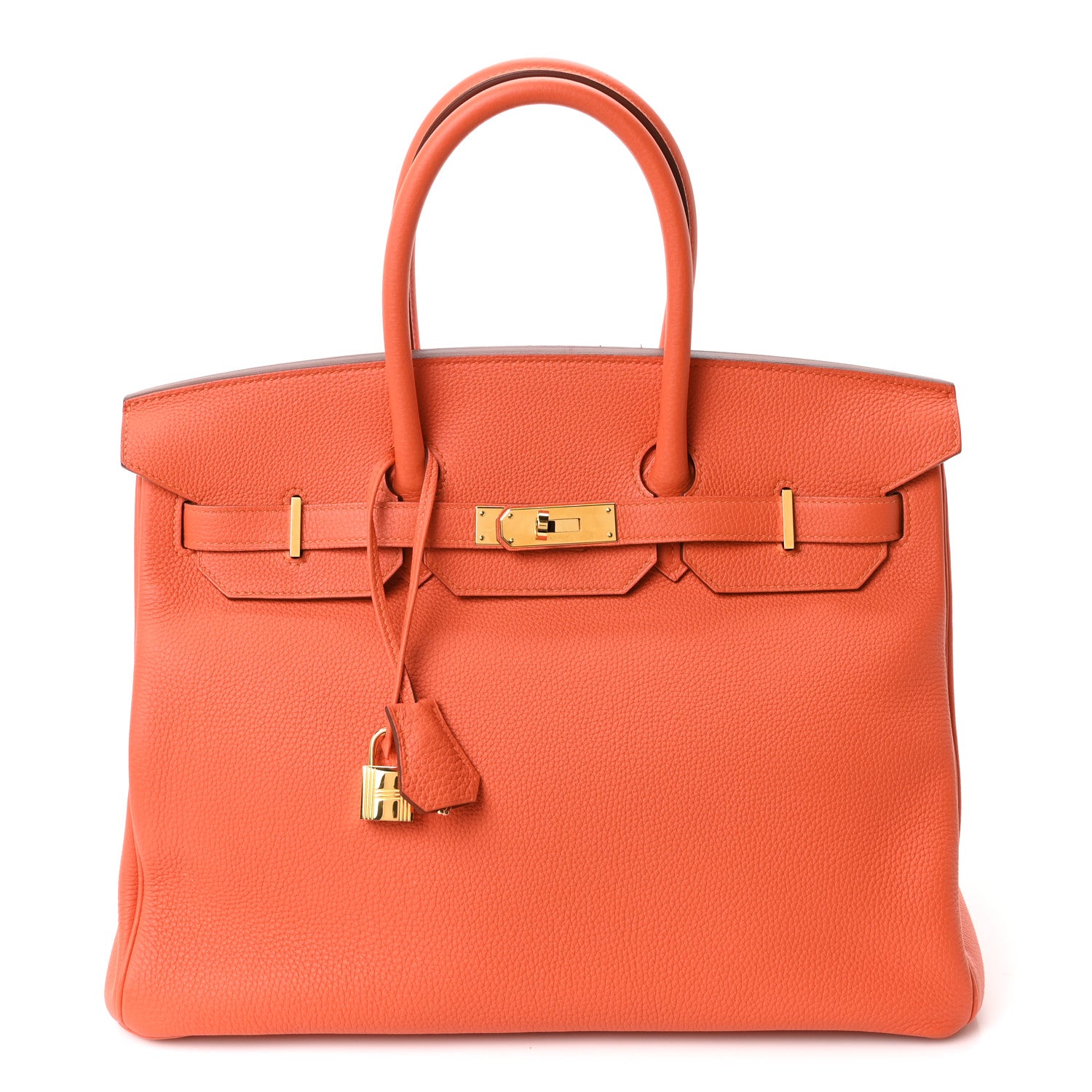Hermes Togo Birkin 35 Orange 1 of 10